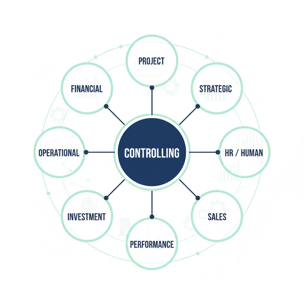 A controlling területei